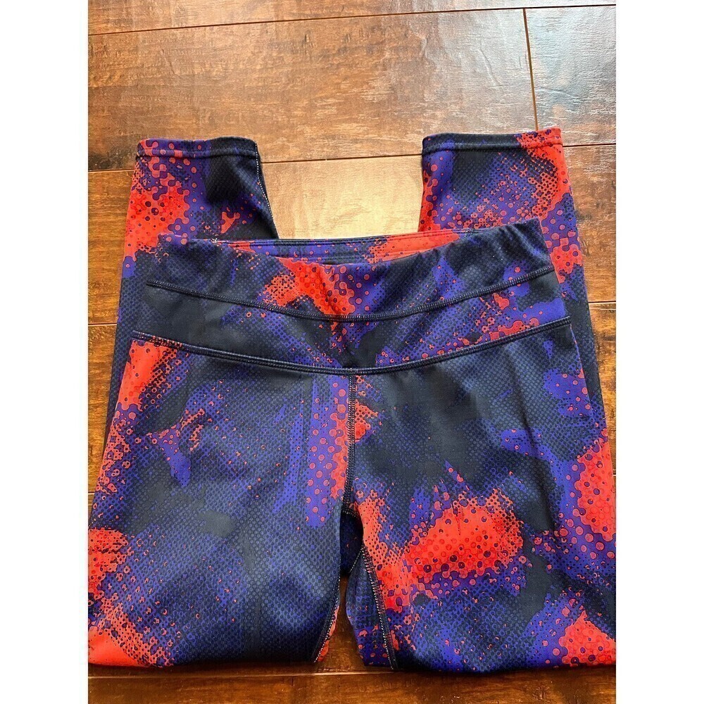 Athleta Womens Colorful Cropped Running Athletic Legging Size XS